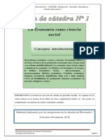 Economía I - Nota de Cátedra 1 Conceptos Introductorios