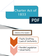 Charter Act 1833