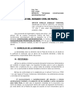 Demanda Contencioso Administrativa - Santos Ambulay Cordova