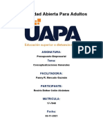 Presupuesto Empresarial (Tarea 1)