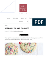 Sprinkle Sugar Cookies