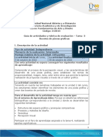 Guía de Actividades y Rúbrica de Evaluación - Tarea 3 - Bocetos de Piezas Gráficas