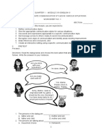 Q1 M3 Worksheet Communicativestyles