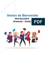 SESIÓN 1 - Bienvenida - Secundaria