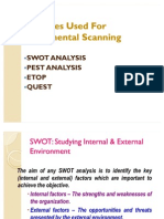 Techniques Used For Environmental Scanning