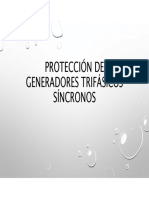 1.3 Protección de Generadores