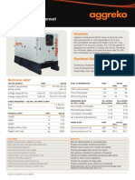 125kVA Canopied Genset APAC Spec