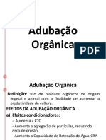 Adubação Orgânica de Hortaliças