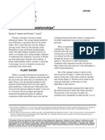 Soil Plant Water Relationships