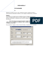 Informática I Unidad 4: Word Avanzado: Edición Avanzada