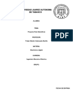 Reporte Proyecto Final Semaforo