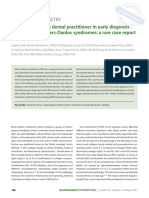 The Key Role of The Dental Practitioner in Early Diagnosis of Periodontal Ehlers Danlos Syndromes A Rare Case Report of Siblings