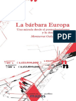 La Novedad de Lo Poscolonial. La Barbara Europa