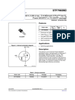 Stf7N60M2: N-Channel 600 V, 0.86 Typ., 5 A Mdmesh Ii Plus™ Low Q Power Mosfet in To-220Fp Package