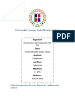 Teorías Del Cambio Social y Cultural (Karen Solis, 21-1996)