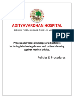 2 Process Addresses Discharge of All Patients Including Medico-Legal Cases and Patients Leaving Against Medical Advice.