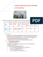 Quelques Materiaux Au Quotidien Cours 1