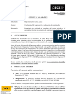 Opinión 050-2021 - HUGO LEONARDO SARRIA ARANA - Conformidad y Penalidades PDF