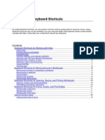 Excel For Mac Keyboard Shortcuts