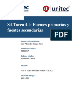 S4Tarea 4.1 Fuentes Primarias y Fuentes Secundarias