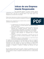 Información Sobre Las Caracteristicas de Las Empresas Socialmente Responsables 2e