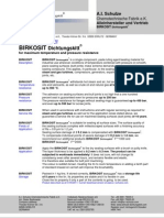 Birkosit Product-Safety Data Sheets, May 2011 Version