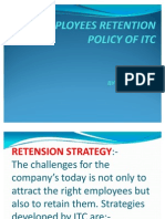 Employees Retention Policy of Itc