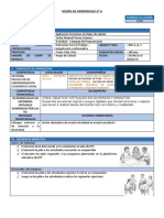 Sesión de Aprendizaje #6