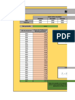 CALCULOS EXCEL FUNES NARIÑO, Diseño de Acueducto Funes - Nariño