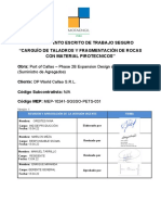 Carguio de Taladros y Fracmentación de Rocas Con Material Pirotecnico Rev. 1