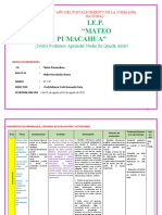 Experiencia de Aprendizaje 06 - 1°