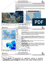 Nota Informativa de Seguimiento A Condiciones en El Golfo de Mexico