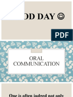 Oral Communication