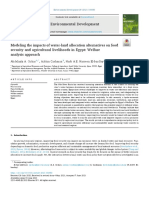 2021 - Modeling The Impacts of Water-Land Allocation Alternatives On Food Security and Agricultural Livelihoods in Egypt - Welfare Analysis Approach