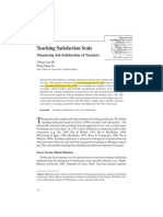 Ho, C.-L., & Au, W.-T. (2006) - Teaching Satisfaction Scale. Educational and Psychological Measurement, 66 (1), 172-185.