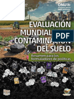 Evaluación Mundial de La Contaminación de Suelo