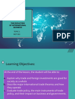 Topic2-The Evolution of International Business