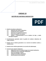 Unidad 10 Gestión Del Material Radioactivo