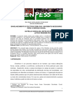 Ekeys, 01447 Envelhecimento e Políticas Públicas - Um Debate Necessário para o Serviço Social