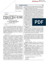 Aprueban La Directiva #018-2022-CE-PJ Denominada "Normas Que Regulan El Registro de Deudores Alimentarios Morosos", Versión 001