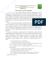 1º Conferência de Educação Ambiental de Florianópolis - : Princípios, Diretrizes e Questões Metodológicas