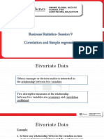 Business Statistics - Session 9