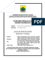 Jasa Konsultansi Badan Usaha: Dokumen Pengadaan - Seleksi Sederhana