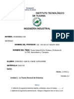 Teoría General de Los Sistemas Evolución de La TGS Antecedentes y Conceptos ROBLEDO GARCIA JORGE ALEXANDER