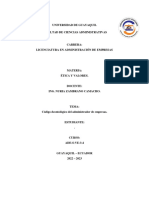 Código Deontológico Del Administrador de Empresas