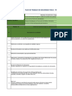 Plan de Trabajo Seguridad Fisica - Patrimonial 2020