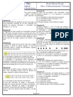 4 Lista de Exercícios Elementos Mecanica Clássica - MUV