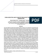 Porn Addiction and Cognitive Behavior Therapy in Young Generation