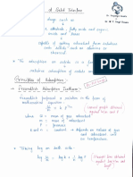 Adsorption at Solid Interface