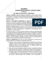 Reglamento Específico Organizadoras de Congreso y Ferias